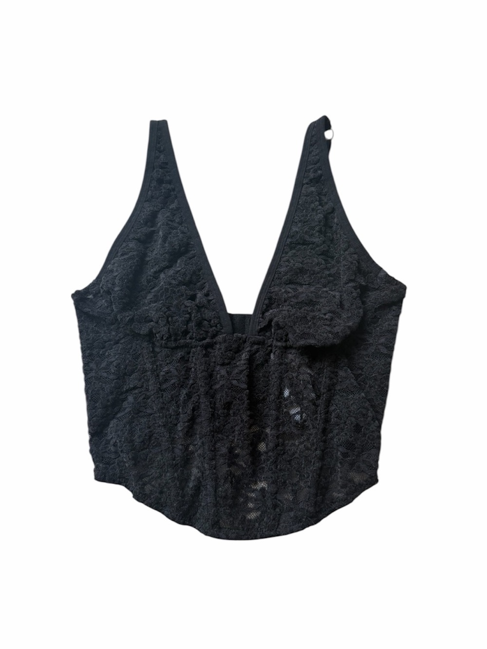 Urban Outfitters black Dark Romantic lace corset